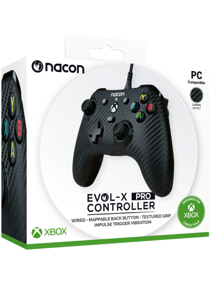 Nacon Entry Level Controller Carbon - Xbox Series X