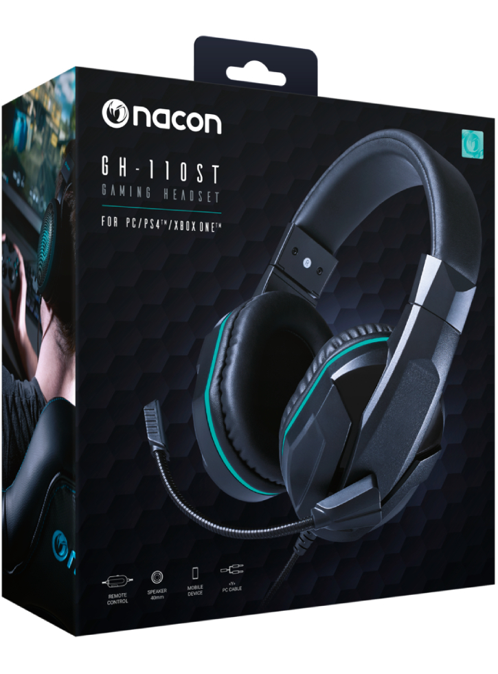 Nacon Stereo Headset Wired GH-110ST - PS4/Xbox One/PC