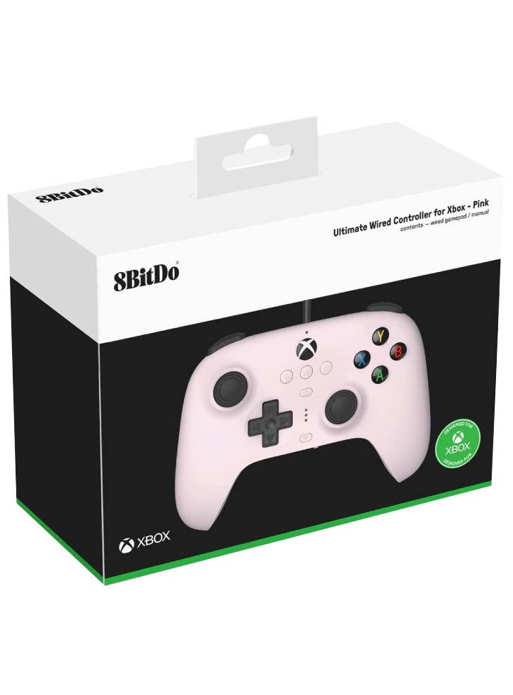 8BitDo Ultimate Wired Xbox Pad Pink - Xbox/Pc
