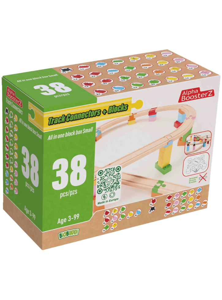 Alpha Boosterz Track Connectors All in one block box Small ( 210-20240408)