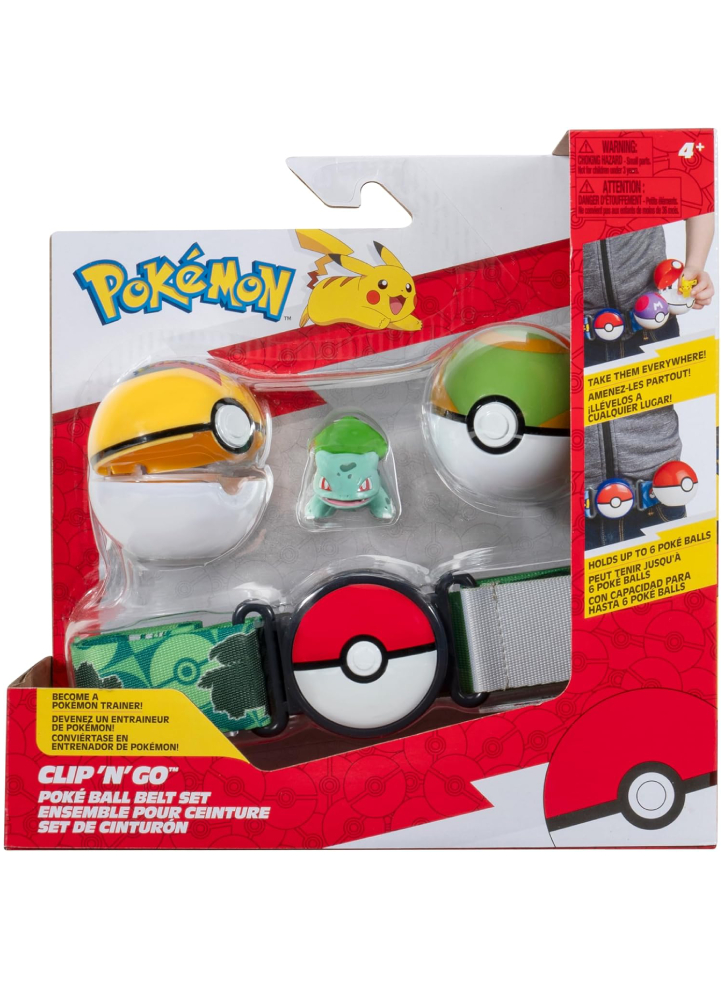 Pokemon Clip N Go Belt Set Bulbasaur (PKW3646)