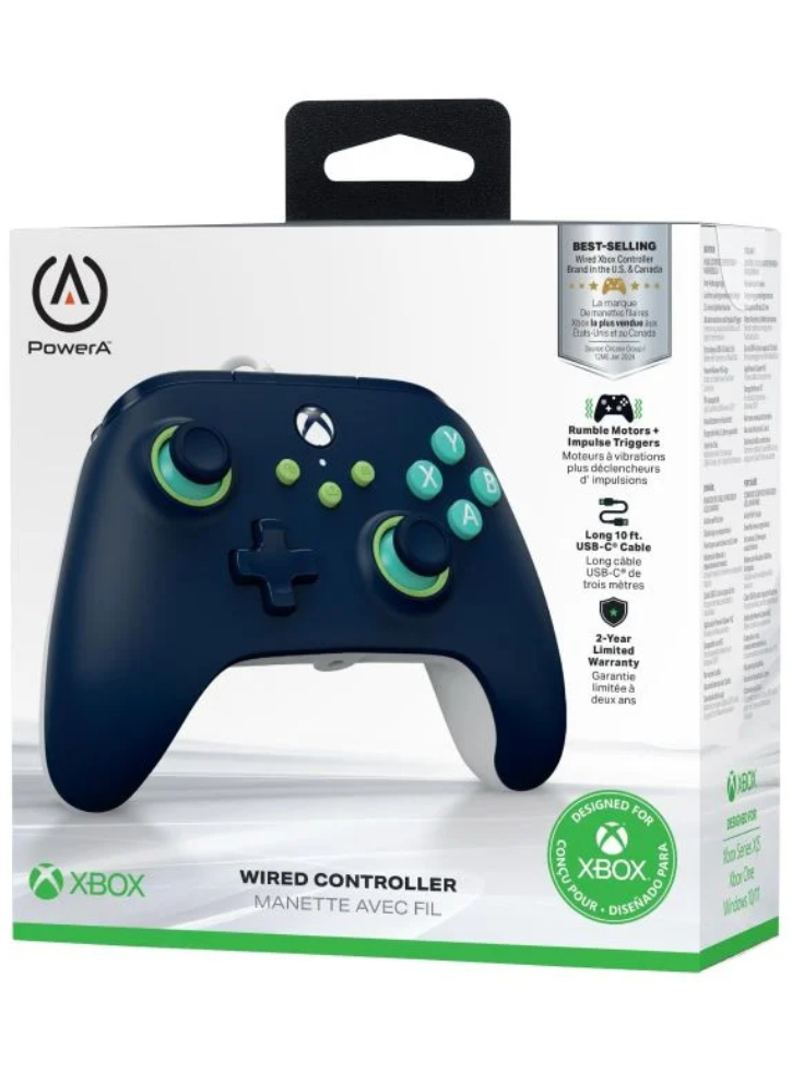 PowerA Wired Controller Mariner Blue - Xbox Series X/S