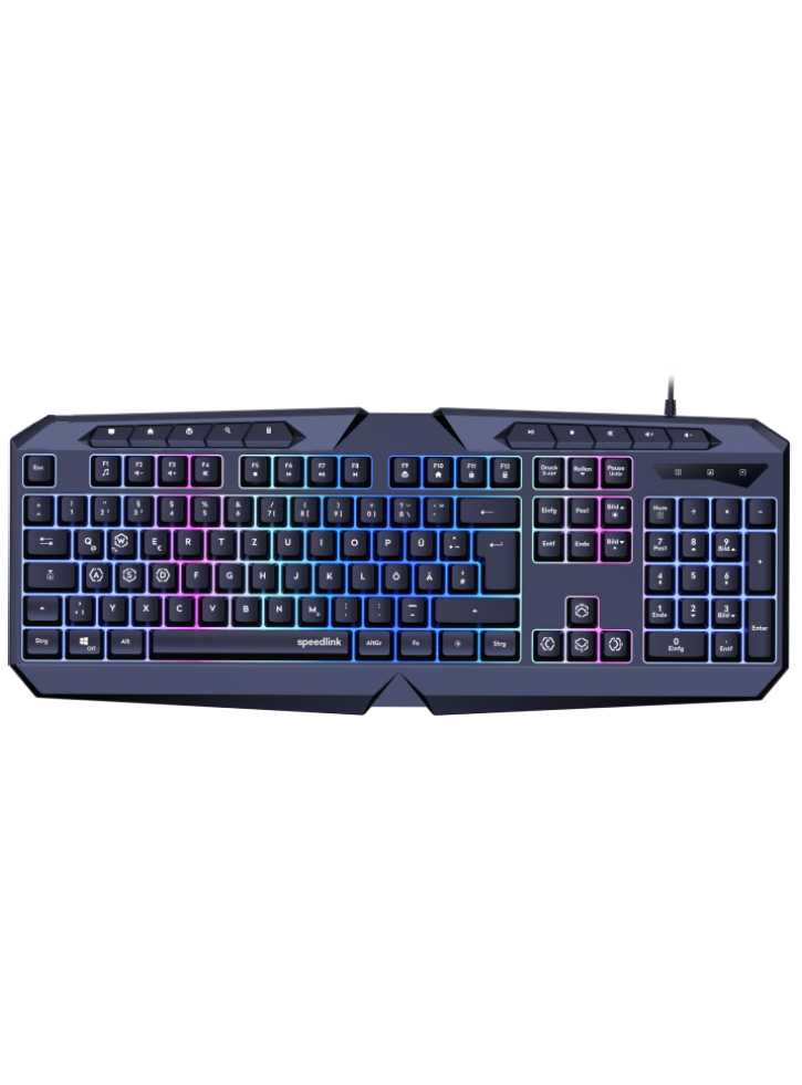 Speedlink LUDICIUM RGB Rainbow Gaming Keyboard black US Layout - PC