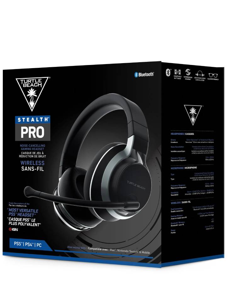 Turtle Beach Stealth PRO Wireless Headset Black - Playstation 5