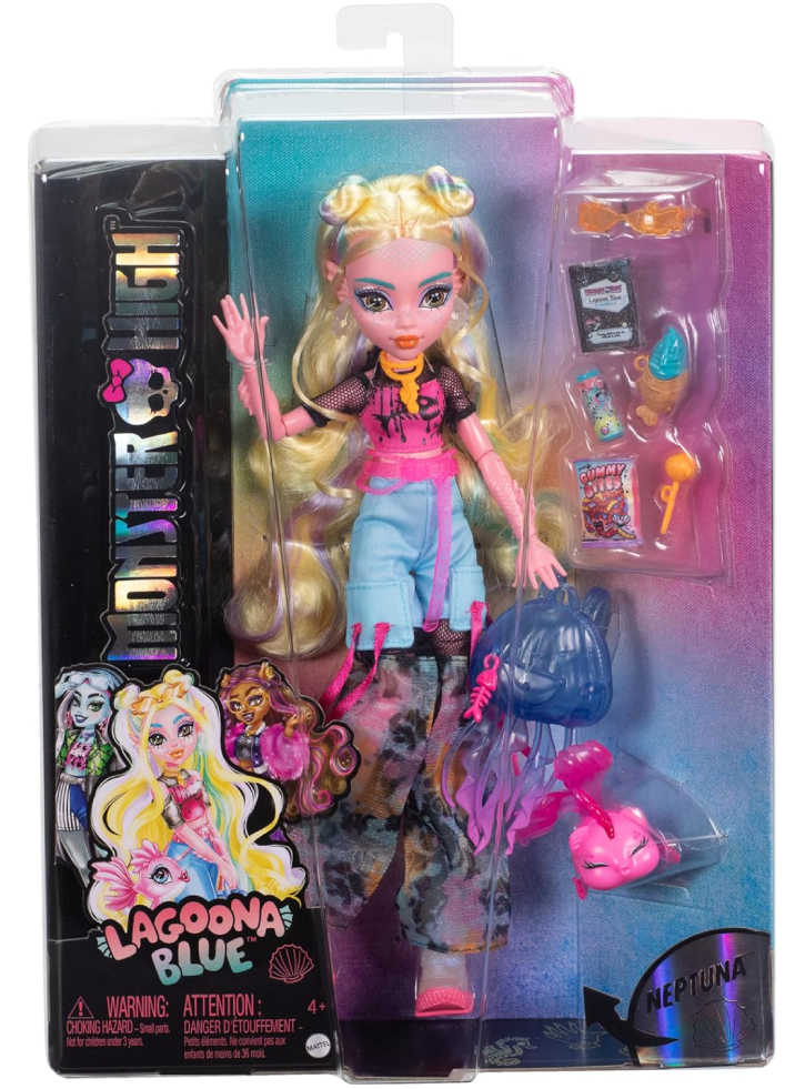 Monster High Core Doll with Pet Lagoona (HXH75)