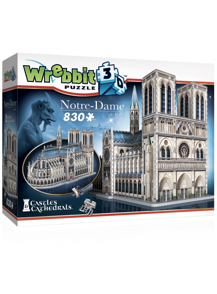 Wrebbit 3D Puzzle Notre-Dame de Paris (40970036)