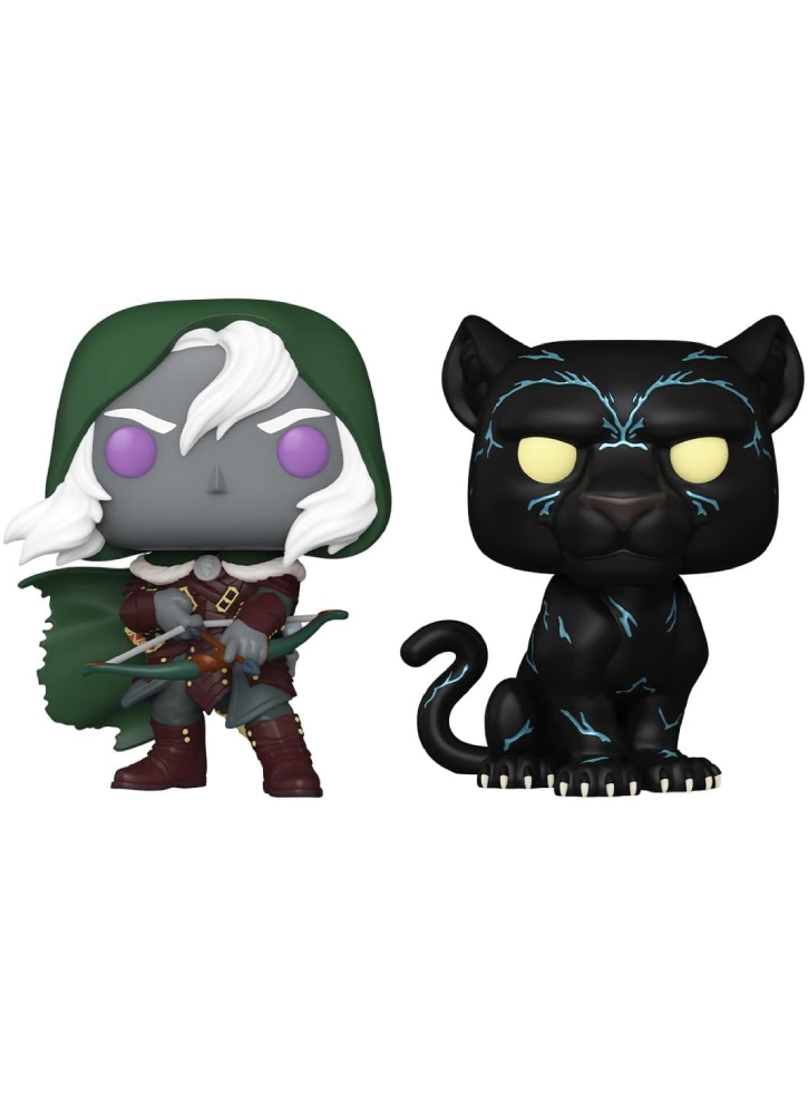 Funko Pop Games 2-Pack Dungeons Dragons Drizzt Do Urden Guenhwyvar