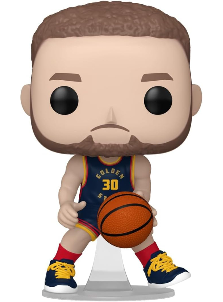 Funko Pop Basketball NBA Warriors Stephen Curry (City Edition 24-25) #205 9cm
