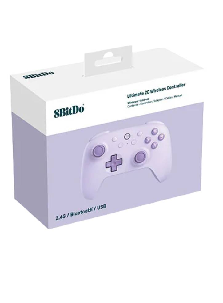 8BitDo Ultimate 2C Wireless Pad Purple - PC