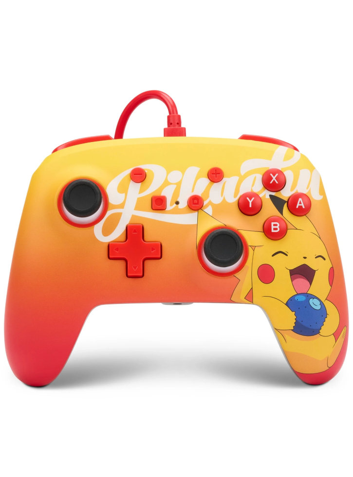 PowerA ENH Wired Controller Oran Berry Pikachu - Nintendo Switch