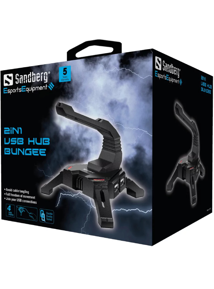 Sandberg 2in1 USB Hub Bungee