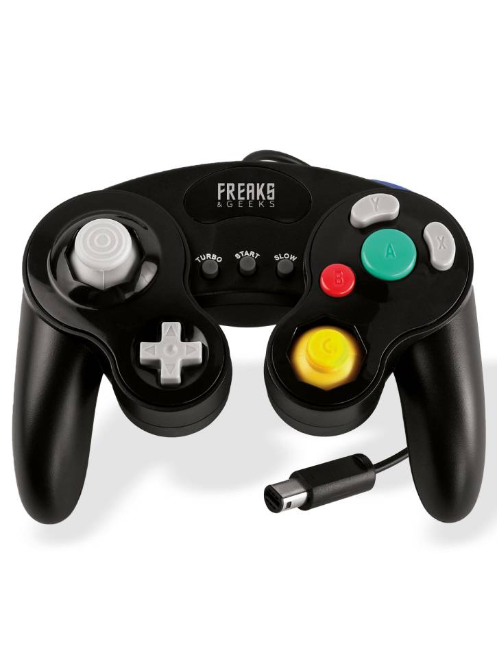 Wii/GC Black Controller Turbo and Slow Motion - WII