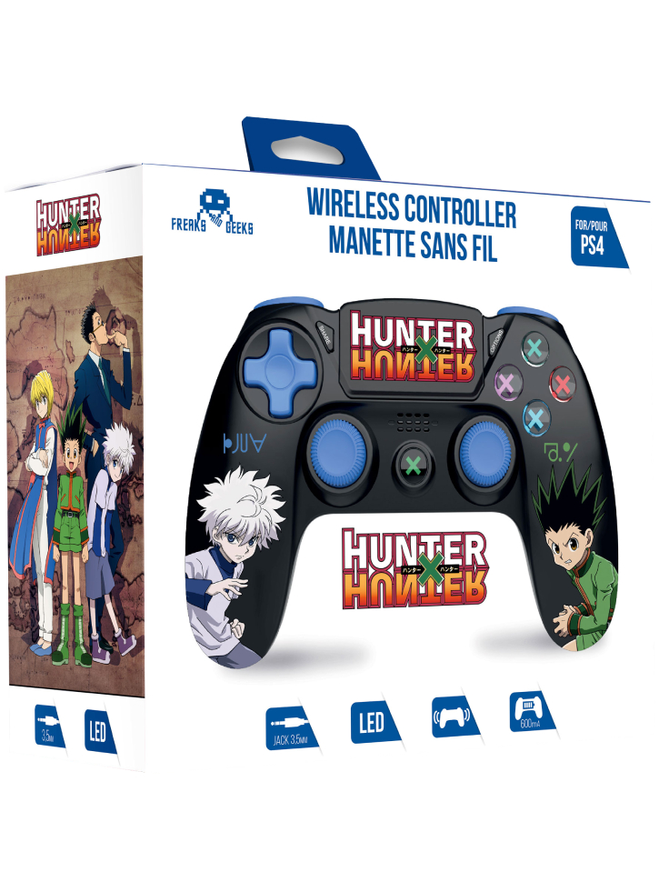 Hunter x Hunter-Wireless Controller 3,5mm jack slot (black) Duo Gon Kirua - Playstation 4