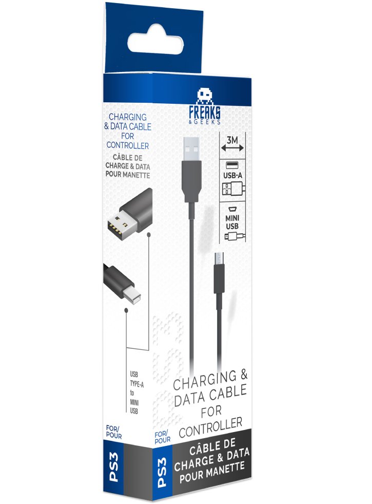 Charging Cable Gamepad 3M - Playstation 3