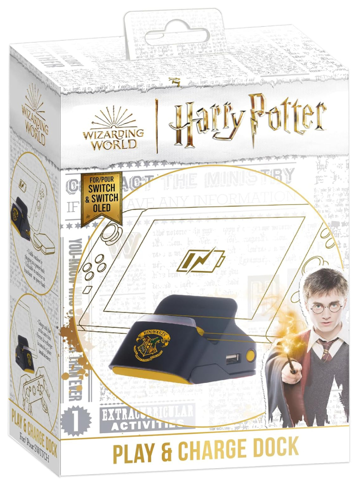 Harry Potter 2 in 1 Dock and Stand-Black Hogwarts - Nintendo Switch