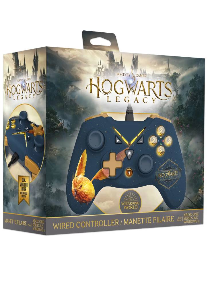 Harry Potter Wired Controller 3M Cable Golden Vivet - Xbox Series X
