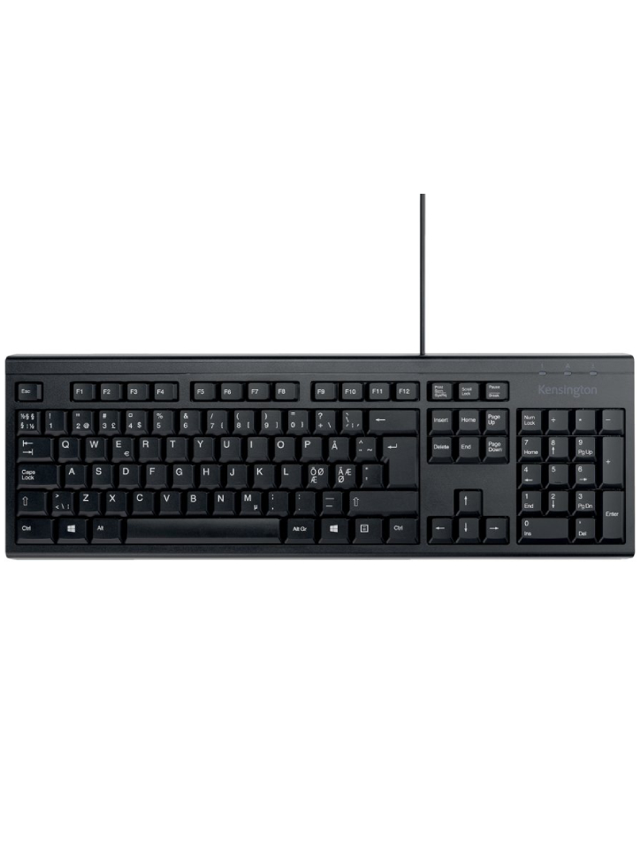 Kensington EQ KB100S PN Wired Keyboard (Black) - PC