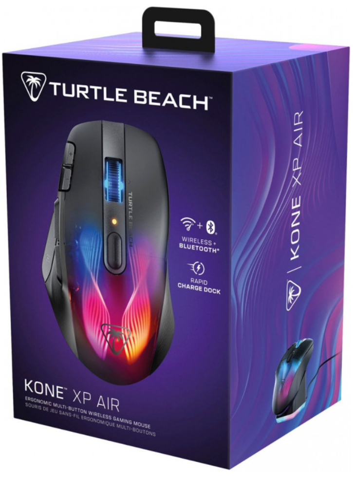 Turtle Beach Kone XP Air Wireless Mouse & Charging Dock Black - PC