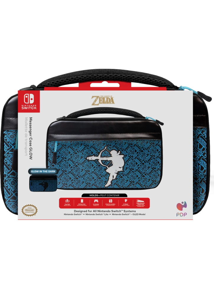 PDP Messenger GLOW Case Sheikah Shoot - Nintendo Switch