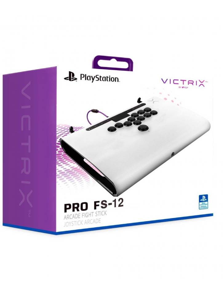 PDP Victrix Pro FS-12 Arcade Fight Stick White - Playstation 5