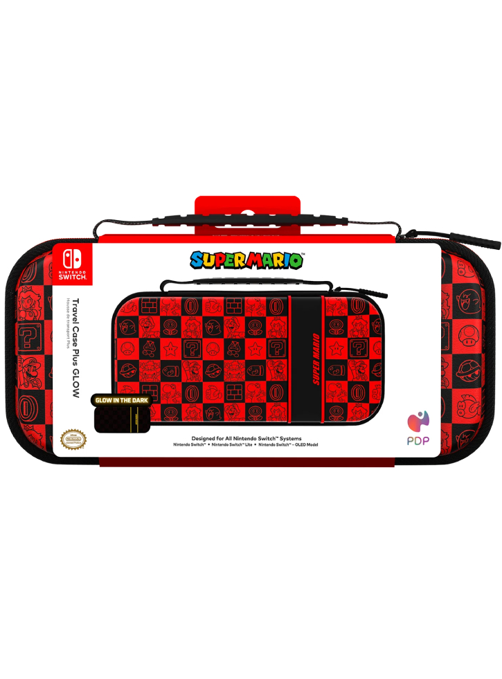 PDP Travel Case Plus GLOW Super Icon - Nintendo Switch