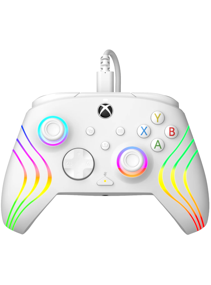PDP Afterglow Wave Wired Controller White - Xbox Series X