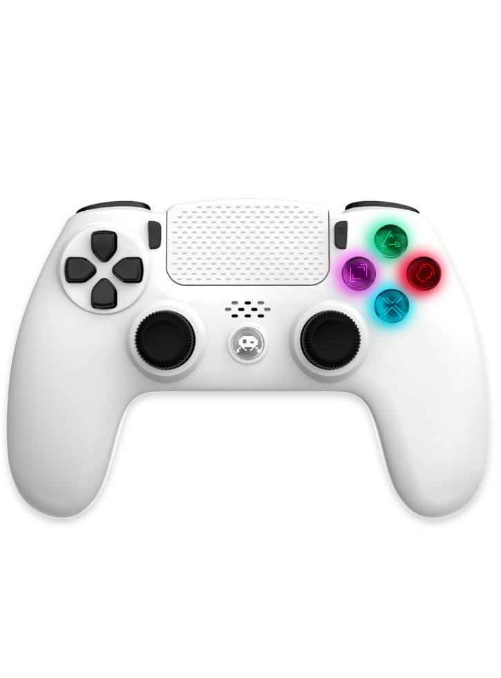 Wireless Controller 3,5mm jack slot LED White - Playstation 4