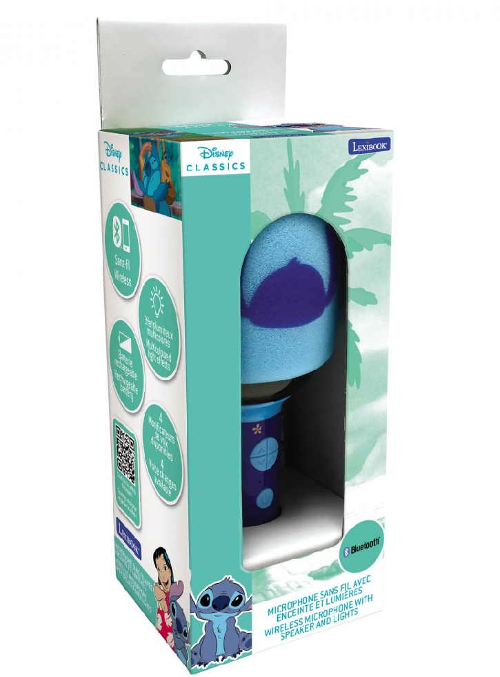 Lexibook Stitch Bluetooth Karaoke Microphone (MIC280D)