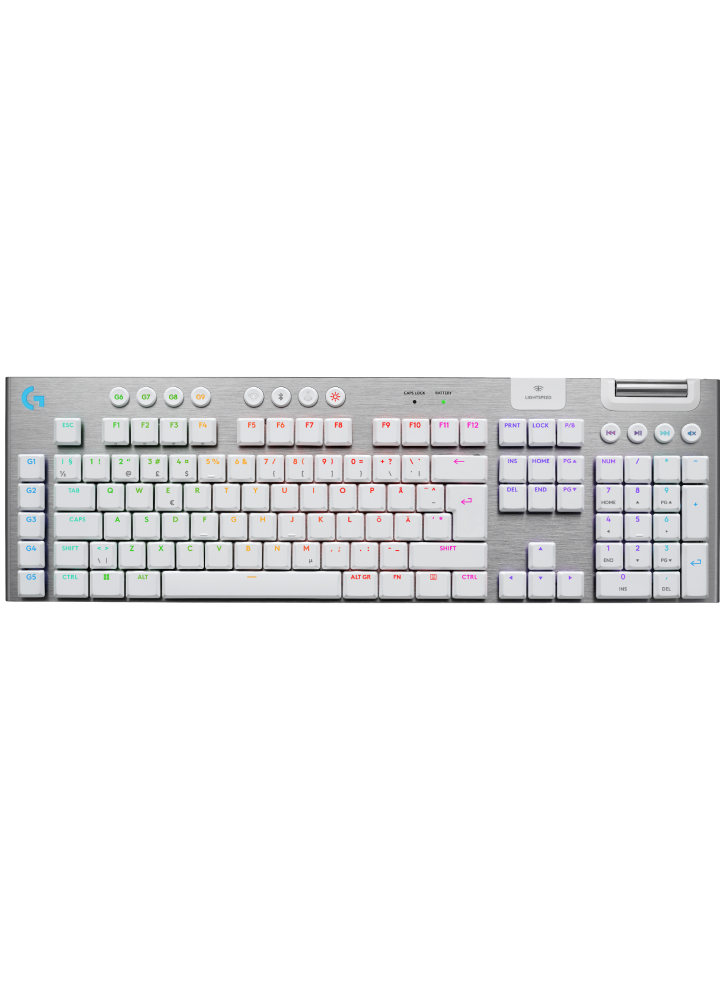 Logitech G915 X LIGHTSPEED Low-Profile Wireless Keyboard (Nordic) - PC