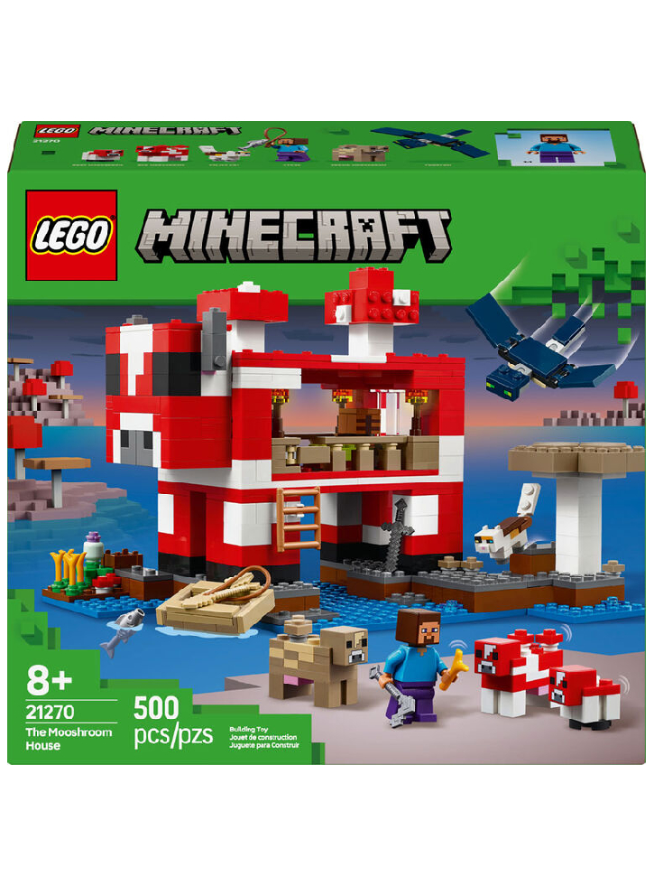 LEGO Minecraft Mooshroom House (21270)