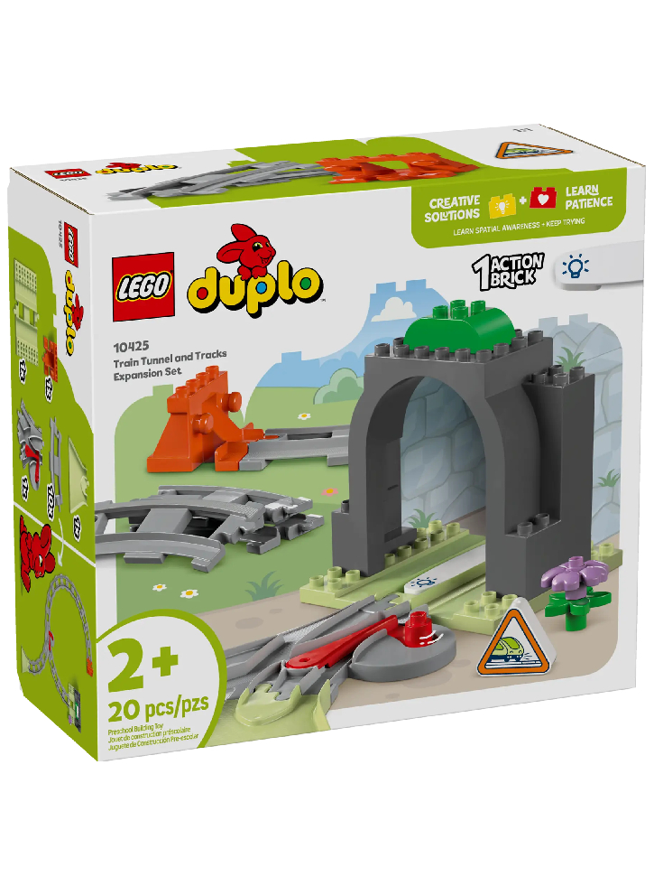 LEGO DUPLO Town Train Tunnel and Tracks Expansion Set (10425)