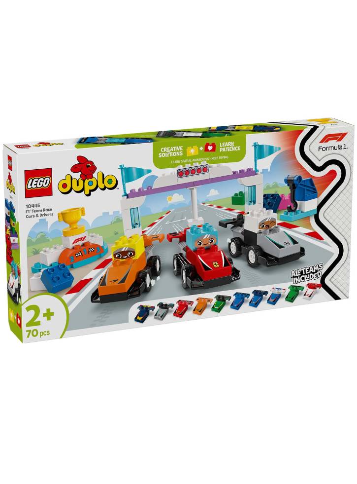 LEGO DUPLO Town F1(r) Team Race Cars & Drivers (10445)