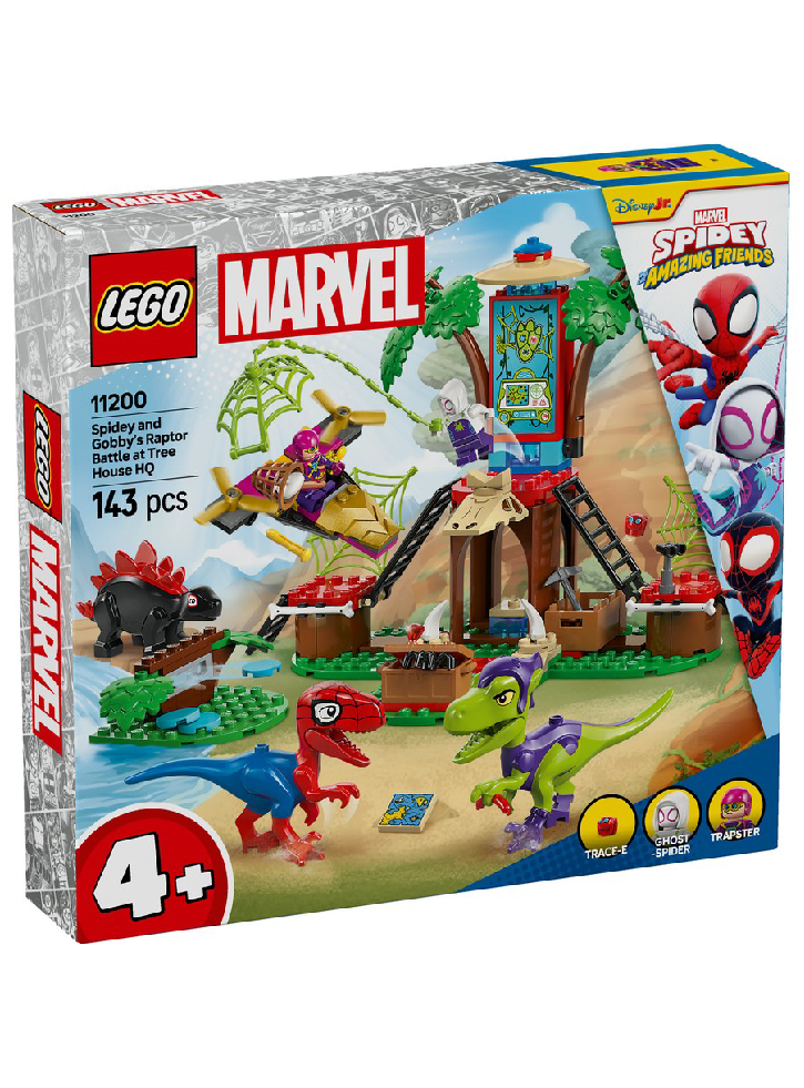 LEGO Spidey Spidey and Gobby's Raptor Battle at Tree House HQ (11200)