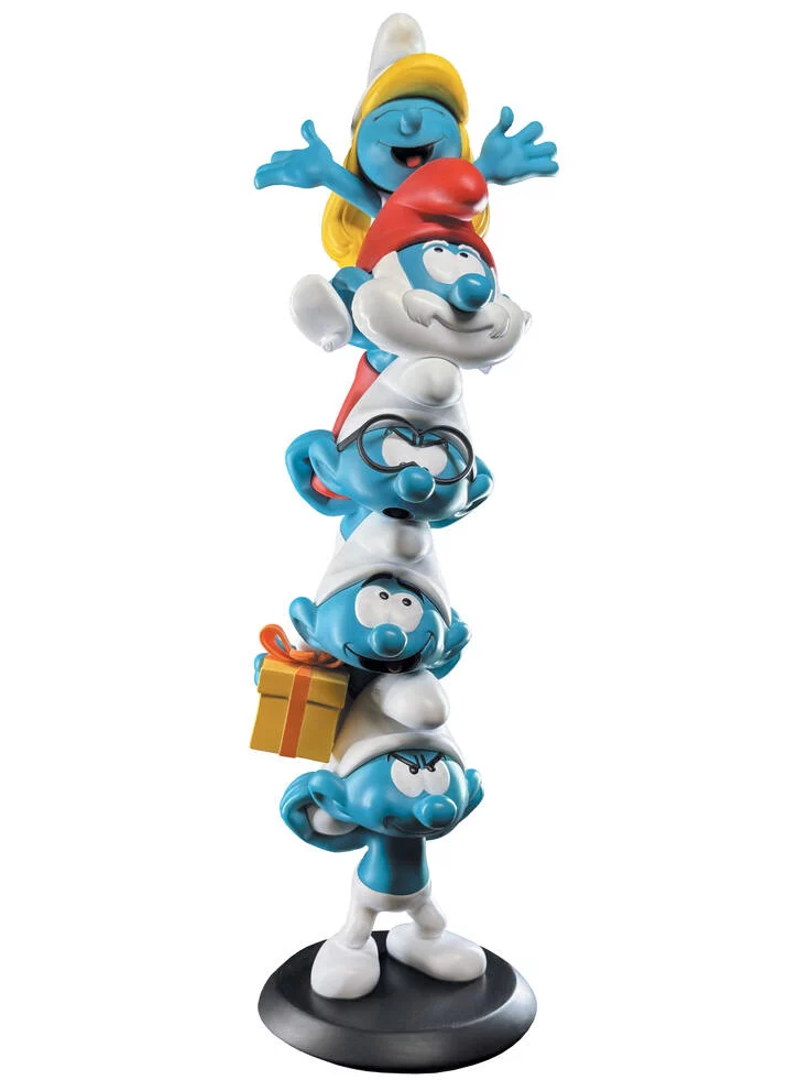 The Smurfs Resin Statue Smurfs Column Polychrome Edition 50cm