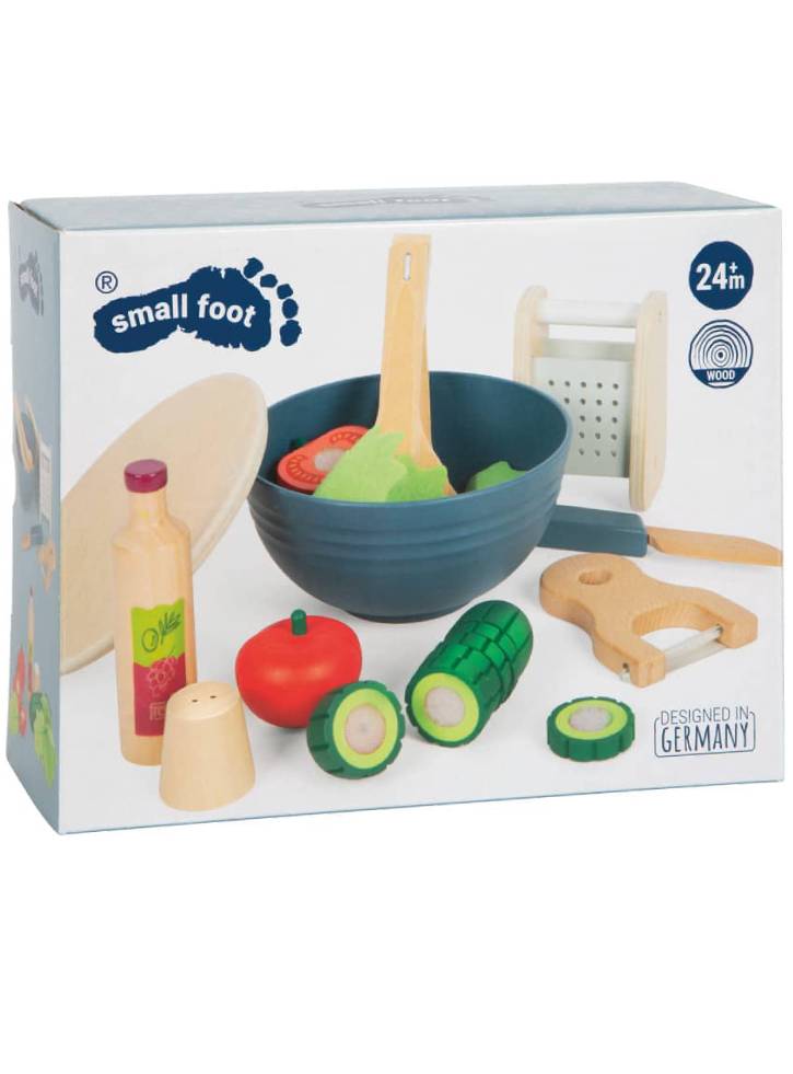 Small Foot Cutting set with salad fresh (I-SF12612)