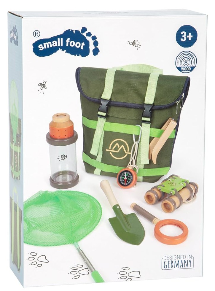 Small Foot Backpack Nature Scientist with equipment (I-SF12336)