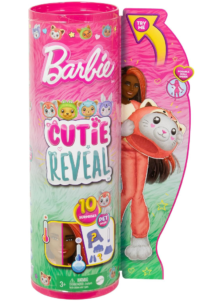 Barbie Cutie Reveal Costume Kitty Red Panda (960-2426)