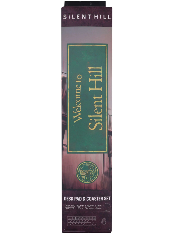 Silent Hill XL Desk Pad and Coaster Set