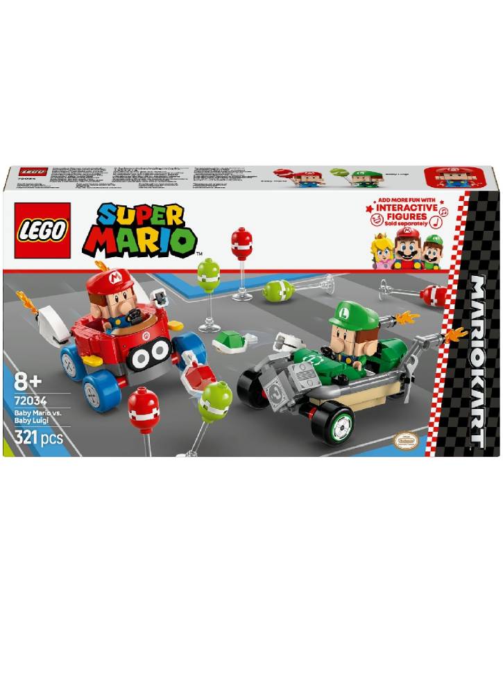 LEGO Super Mariotm Mario Karttm Baby Mario vs. Baby Luigi (72034)