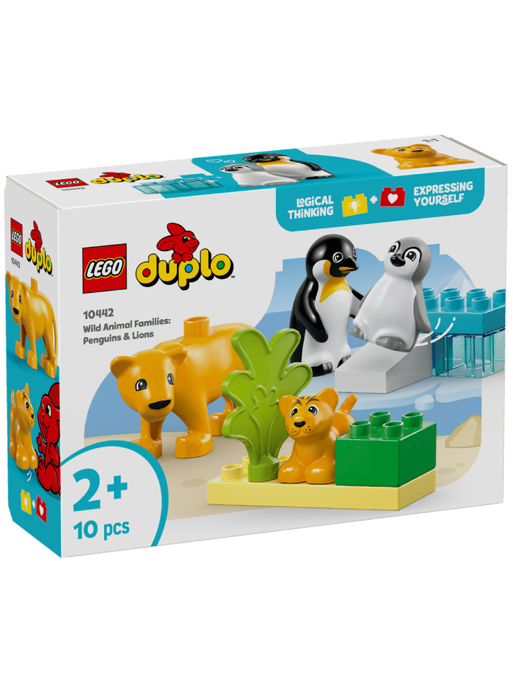 LEGO DUPLO Wild Animal Families Penguins & Lions (10442)