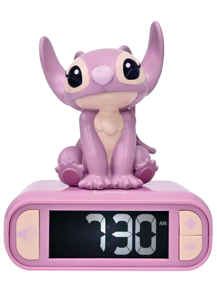 Lexibook Disney Stitch Angel Alarm Clock with sounds (RL800D1)