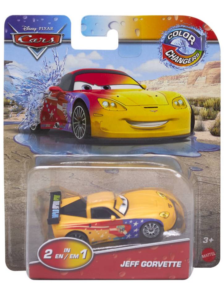 Disney Cars Color Changers Jeff Gorvette (HRX46)