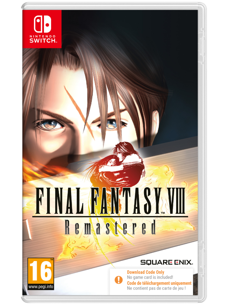 Final Fantasy VIII Remastered (Code in a Box) - Nintendo Switch