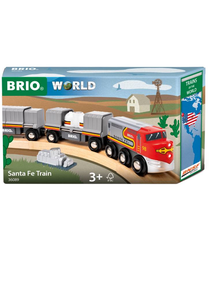 BRIO Santa Fe Train Trains of the World (36089)