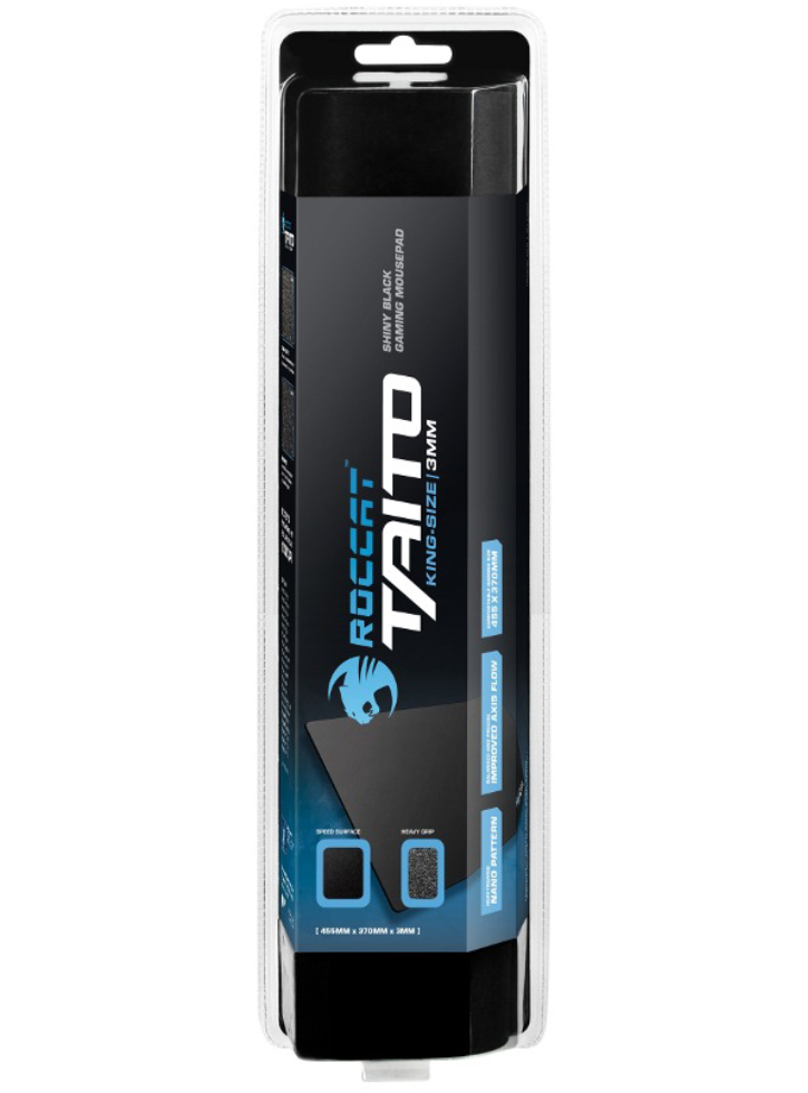 Roccat Taito King-Size 3mm Shiny Black Gaming Mousepad