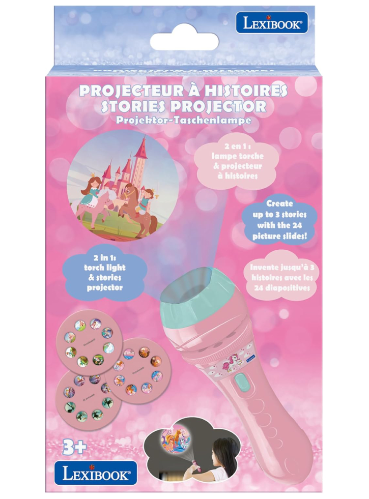 Lexibook Unicorn Stories Projector and Torch Light (LTC050UNI)