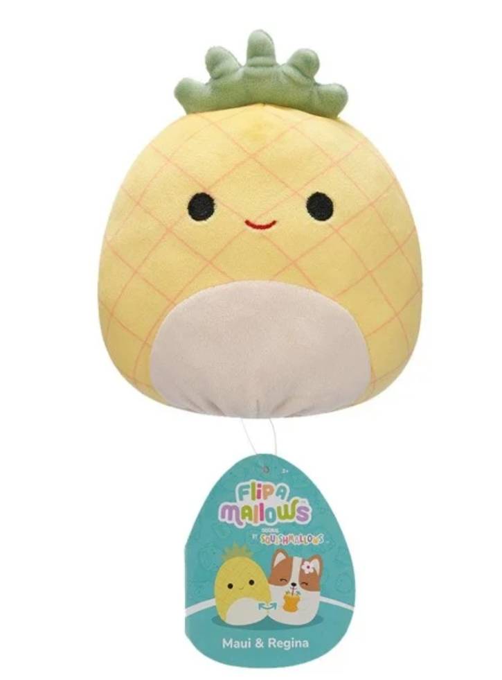 Squishmallows Plush P22 Flip A Mallows Maui and Regina 13cm