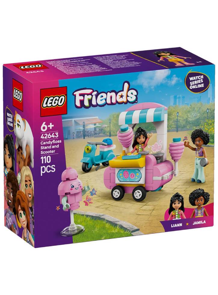 LEGO Friends Cotton Candy Stand and Scooter (42643)