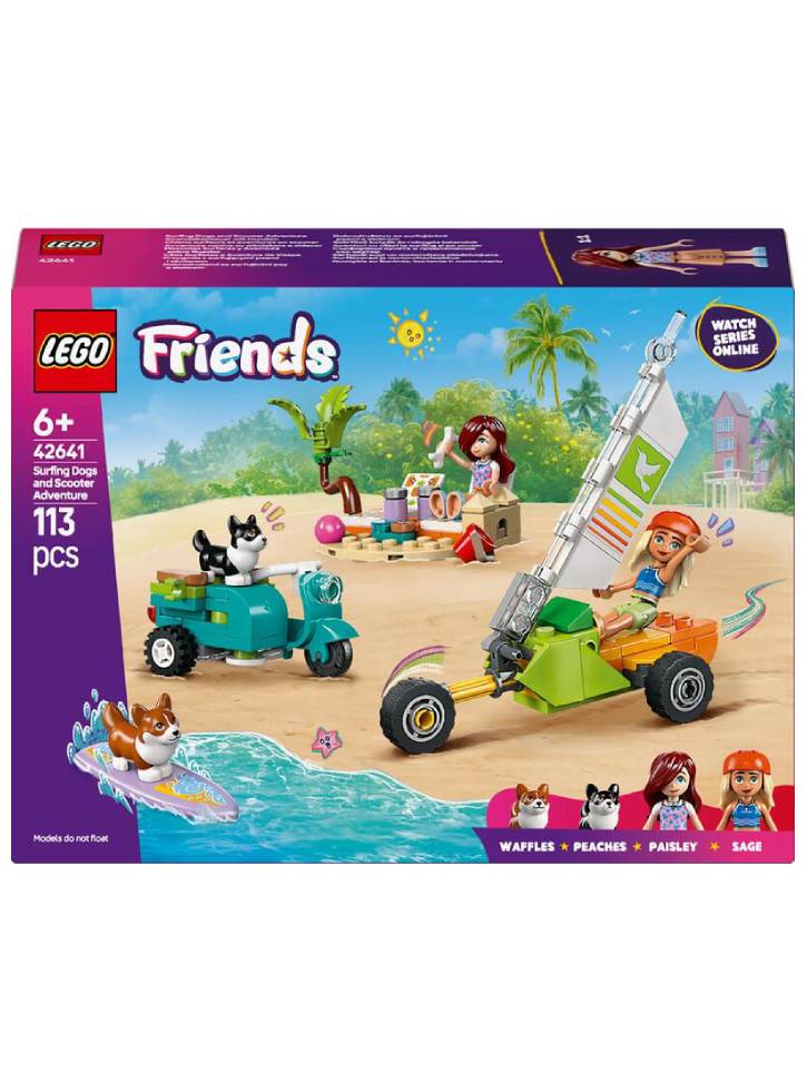 LEGO Friends Surfing Dogs and Scooter Adventure (42641)