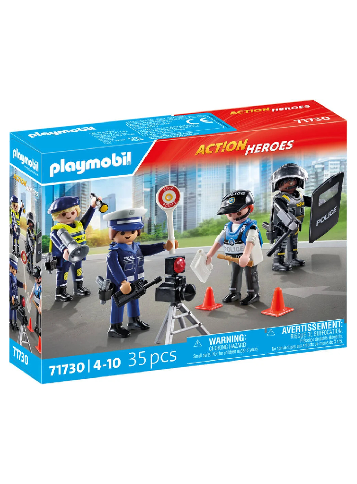 Playmobil Police Figures Set (71730)